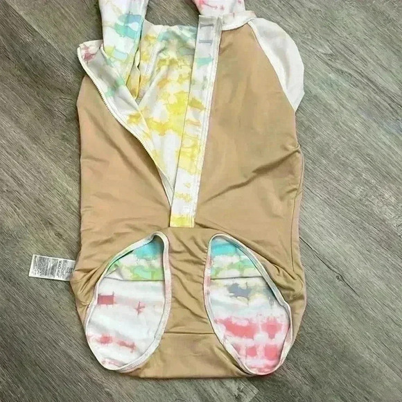 Old Navy Girls Long sleeve one piece swimsuit multicolor - Picture 7 of 8